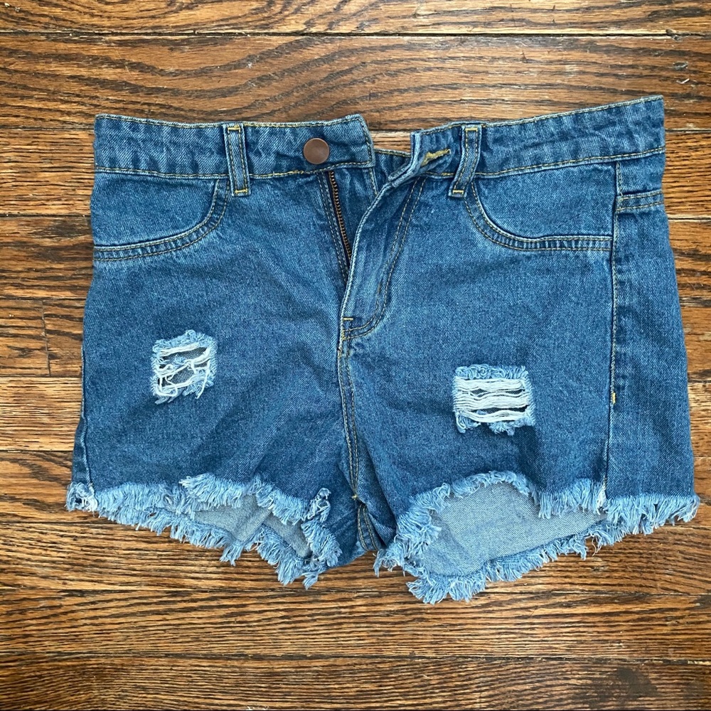 high waist shorts